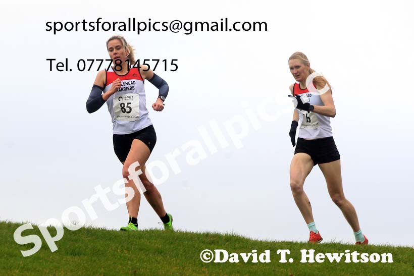 Womens 35+ and Mens 65+ 2023 NEMAA Cross Country, Croft Circuit, North Yorkshire. Photo: David T. Hewitson/Sports for All Pics